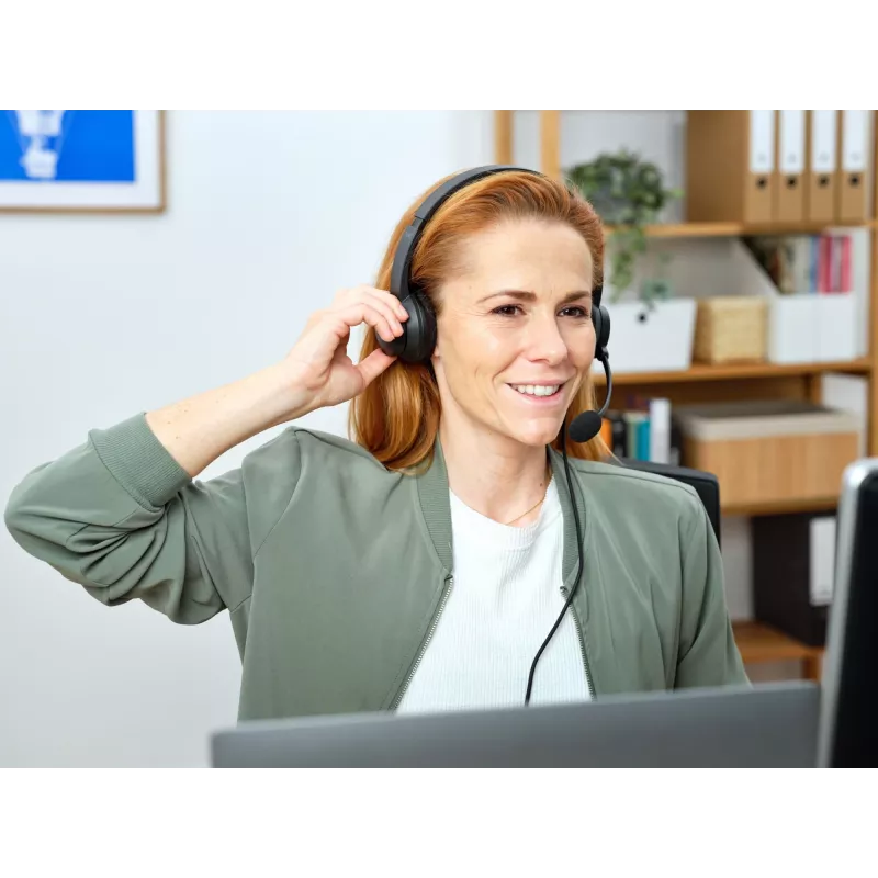Trust Ayda headset bedraad hoofdband gesprekken/muziek USB Type-A zwart