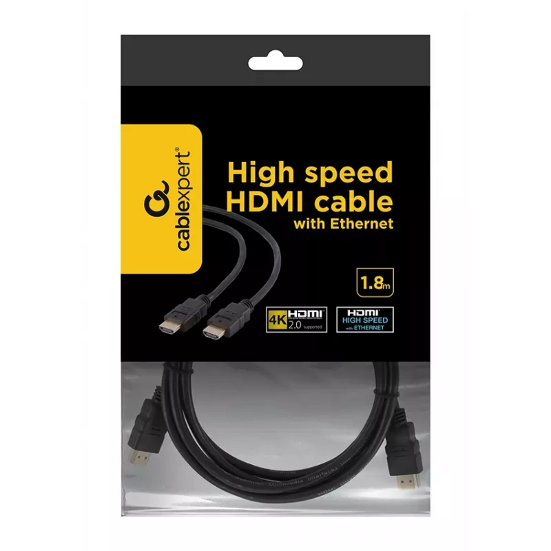 GEMBIRD HDMI 2.0-kabel, stekker-stekker, 1,8 m