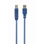 GEMBIRD USB 3.0-kabel A-stekker naar B-stekker 3 m – blauw