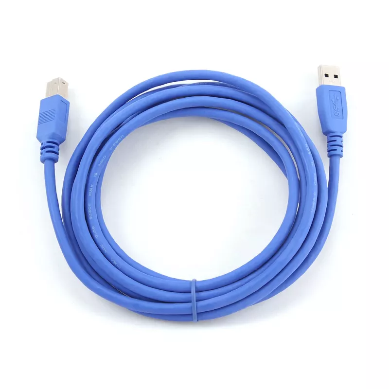 GEMBIRD USB 3.0-kabel A-stekker naar B-stekker 3 m – blauw