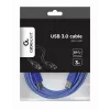 GEMBIRD USB 3.0-kabel A-stekker naar B-stekker 3 m – blauw
