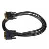 Akyga AK-AV-06 DVI-D Dual-Link-kabel (24+1), stekker op stekker, 1,8 m, zwart