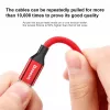 USB-A naar Lightning kabel Baseus Yiven 1,8 m, 2 A uitgang, rood, mantel van thermoplastisch elastomeer