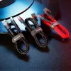 BASEUS Gevlochten Cafule-snelllaadkabel - USB Type-A naar Type-C 2A - 2 m - zwart (nylon)