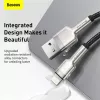 BASEUS Fast Charge Cafule datatransmissiekabel - USB Type-A naar Lightning - 480 Mbit/s (2,4 A PD) - 1 m - zwart