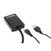 GEMBIRD VGA-naar-HDMI-adapterkabel, USB-gevoed 15cm - zwart