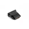 LANBERG kabel gender changer HDMI DVI-d 18+1 Single Link zwart