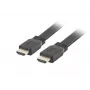 LANBERG HDMI-kabel - M/m V2.0 4k plat - 1m zwart