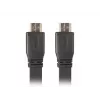 LANBERG HDMI-kabel - M/m V2.0 4k plat - 1m zwart