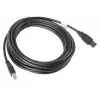LANBERG USB-a(m)->USB-b(m) 2.0-kabel 5 m zwart