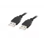 LANBERG USB-A M/m 2.0 kabel 1m zwart