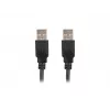 LANBERG USB-A M/m 2.0 kabel 1m zwart