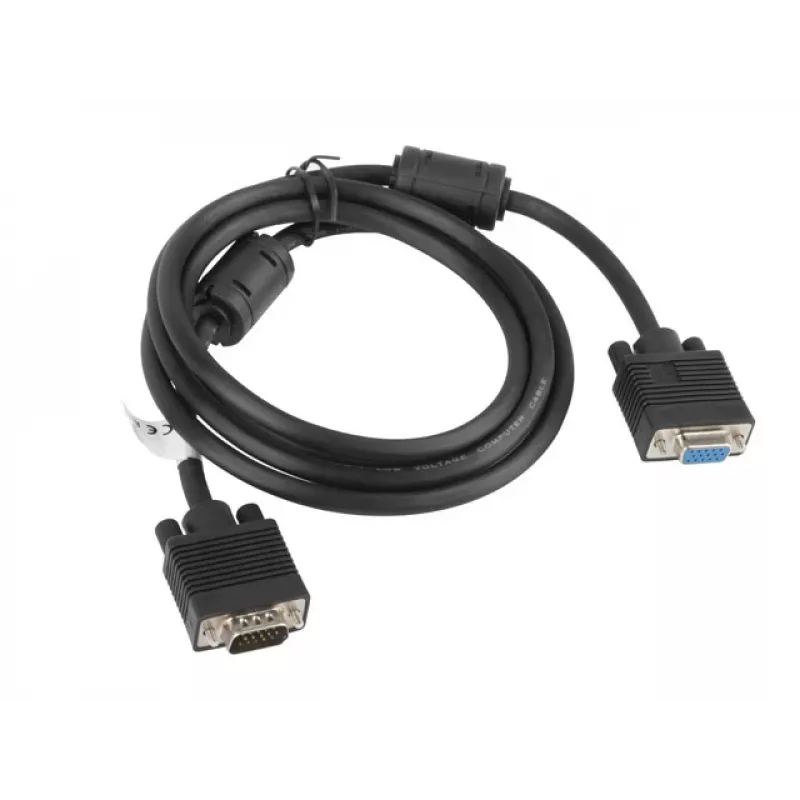 LANBERG VGA-kabel VGA (D-Sub) 1,8 m zwart