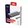 Trust Dalyx 23775 7-in-1 USB-C-multiportadapter, USB-C 3.2, HDMI, RJ-45 Gigabit Ethernet, SD/microSD-kaartlezer, zilver