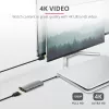 Trust Dalyx 23775 7-in-1 USB-C-multiportadapter, USB-C 3.2, HDMI, RJ-45 Gigabit Ethernet, SD/microSD-kaartlezer, zilver