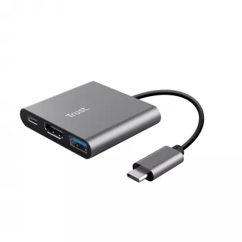 Trust Dalyx USB 3.2 Gen 1 (3.1 Gen 1) Type-C aluminium, zwart