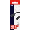 Trust Calyx 20967 USB-C (male) naar USB-A (female) adapter, USB 3.1 Gen 1, zwart