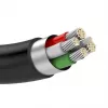 USB-kabel UGREEN 10385 Mini-USB 480 Mbit/s 1,5 m zwart, snel laden