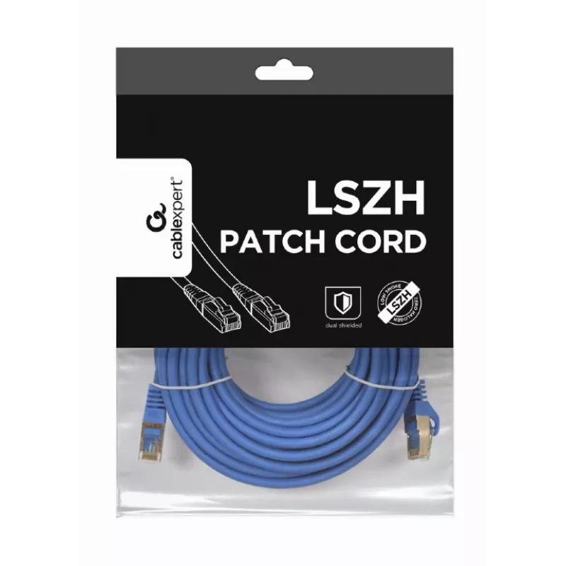 Netwerkkabel Gembird PP6A-LSZHCU-20M RJ-45 Cat6a 20m grijs