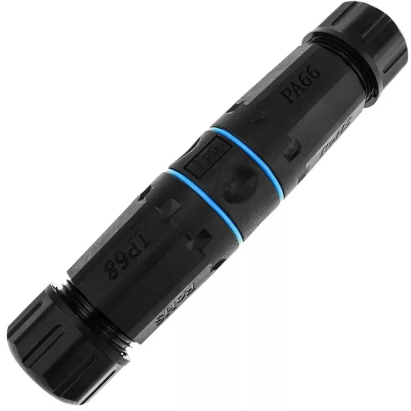 Techly IWP-MD C6-IP68T Kabel-genderchanger RJ-45 zwart