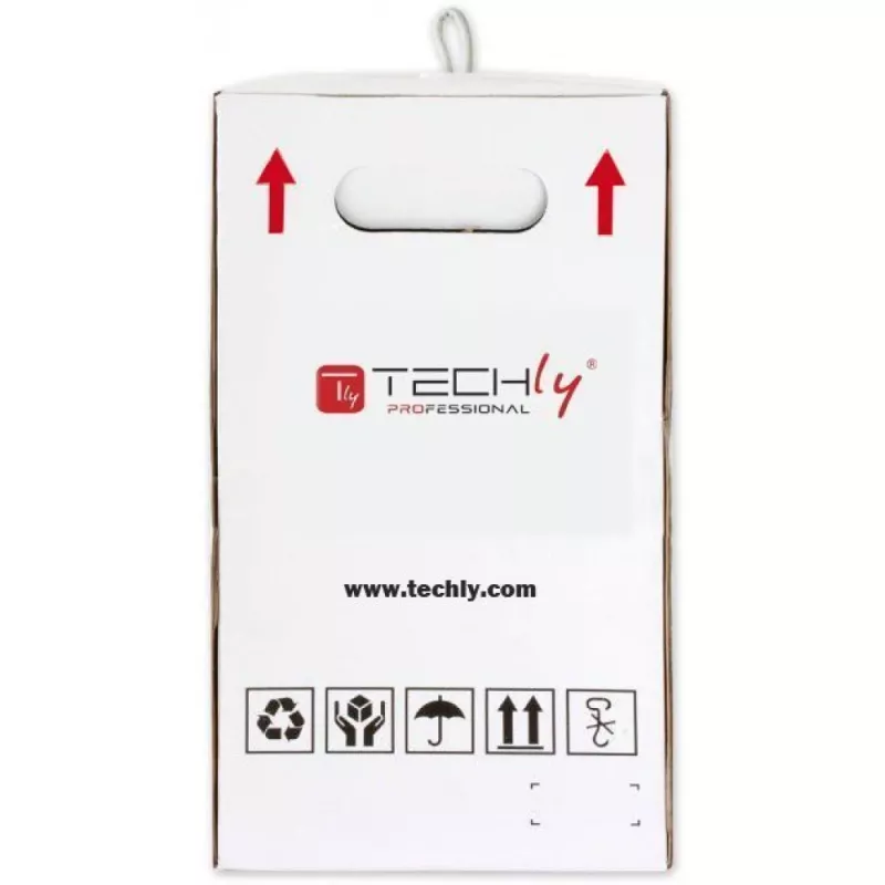 Techly F/UTP Hank kabel Cat.5E CCA 305m solid outdoor zwart ITP8-RIS-0305LO