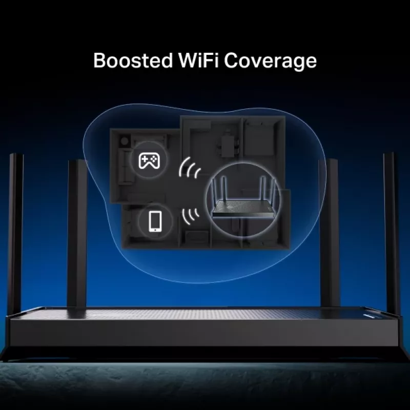 TP-Link Archer BE3600 draadloze router 2,5 Gigabit Ethernet dualband (2,4 GHz / 5 GHz) zwart