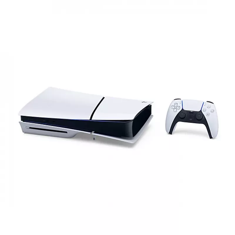 Sony PlayStation 5 (modelgroep - Slim), PlayStation 5, zwart, wit, 16384 MB, GDDR6, 448 GB/s, AMD