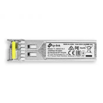 TP-Link Gigabit single-mode WDM bi-directionele SFP-module, glasvezel, 1250 Mbit/s, SFP, LC (UPC), 9/125 µm, BX