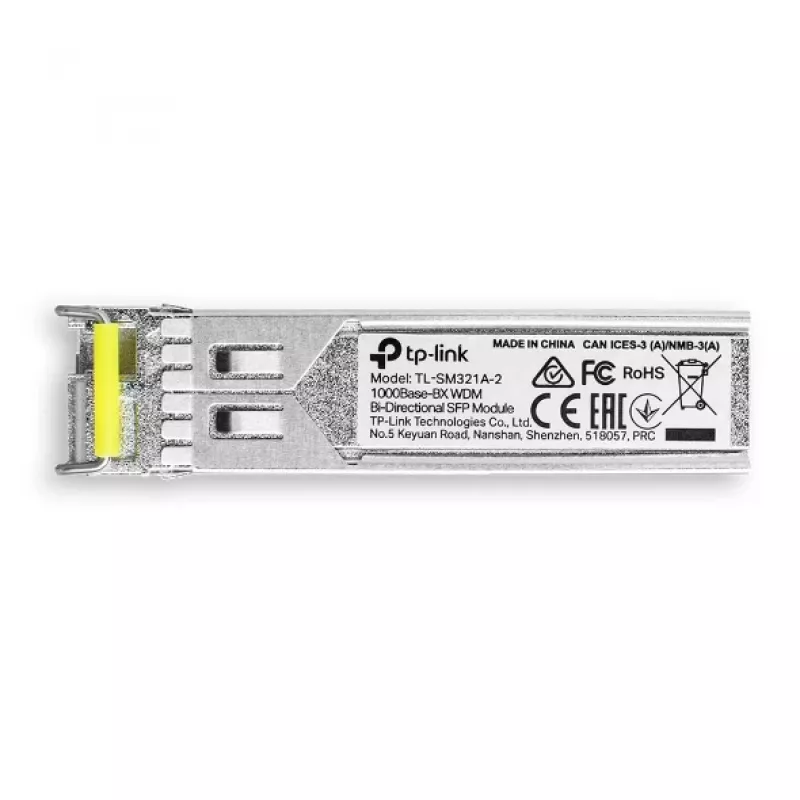 TP-Link Gigabit single-mode WDM bi-directionele SFP-module, glasvezel, 1250 Mbit/s, SFP, LC (UPC), 9/125 µm, BX