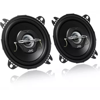 Autoluidspreker JVC CS-J420X rond 2-weg 10 cm woofer, 2,5 cm neodymium tweeter, 210 W piek, 21 W nominaal, 4 Ω impedantie