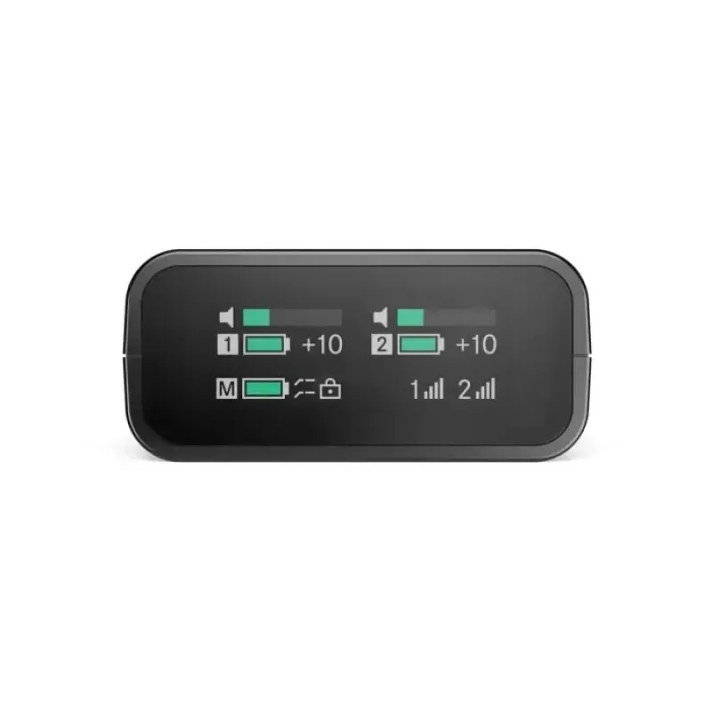 Sennheiser PROFILE WIRELESS 2-kanaals draadloze microfoonset, 2,4 GHz, 2 clipmicrofoons, oplaadcase, etui