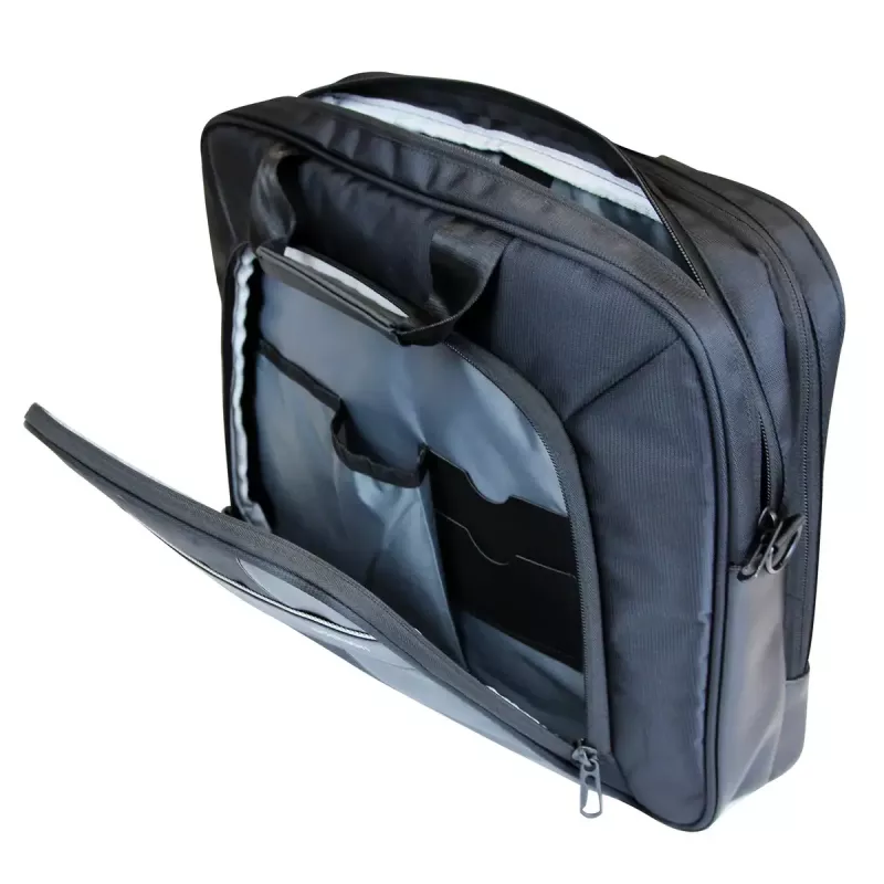 Toploader tas Addison COMPUTER CASE FOR NOTEBOOK 14.1 inch CORNELL 14 — nylon, 362×38×245 mm, zwart
