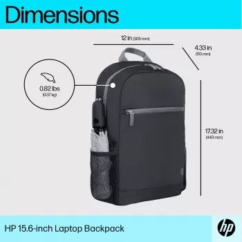 HP 15,6 inch laptoprugzak, rugzak, 370 g