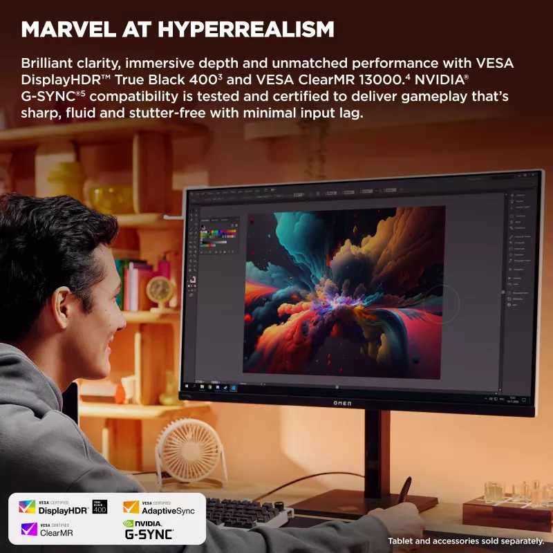 HP OMEN Transcend 31,5 inch UHD 240 Hz OLED gaming monitor – Transcend 32