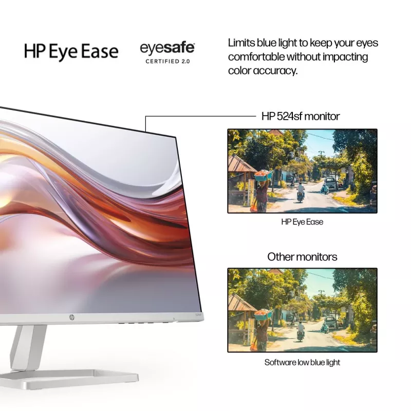 HP desktopmonitor – Serie 5 524sf – 24 inch – 1920x1080 (FHD) – IPS