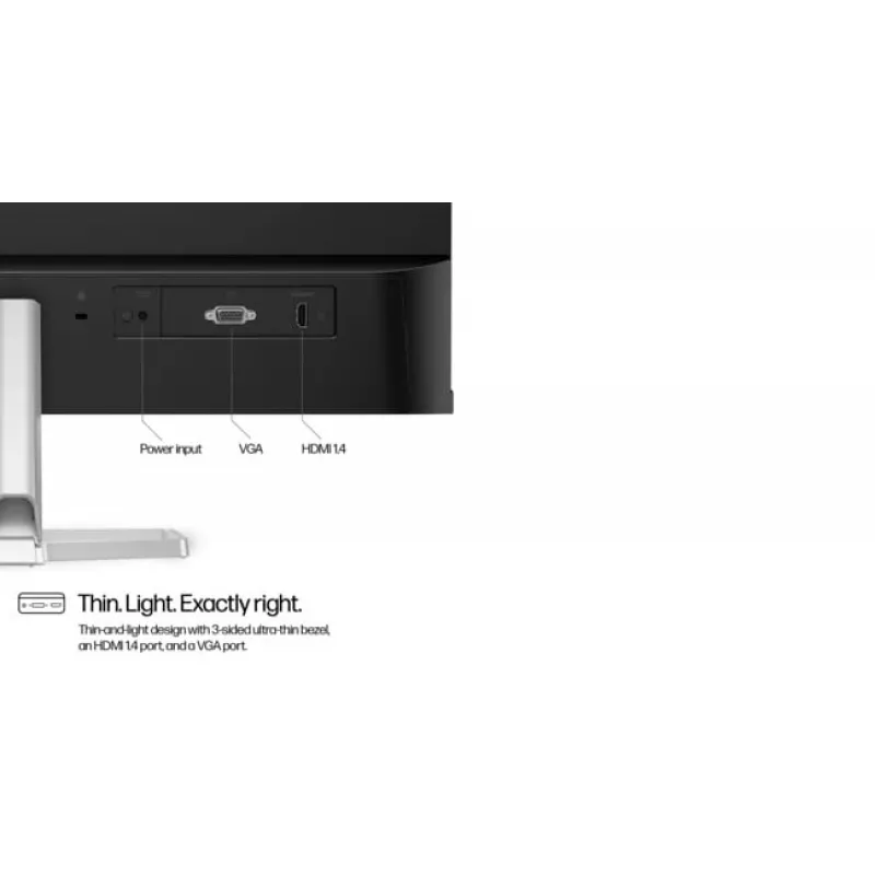 HP desktopmonitor – Serie 5 524sf – 24 inch – 1920x1080 (FHD) – IPS