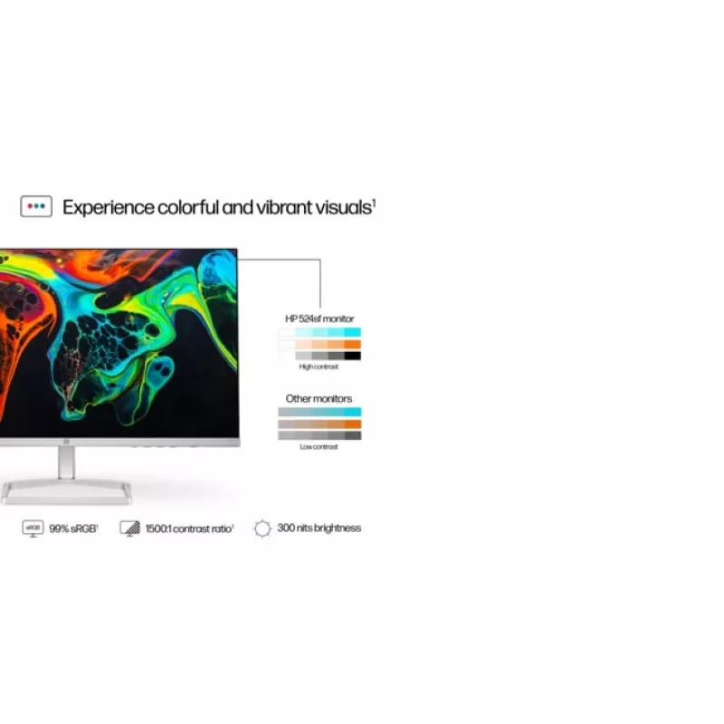 HP desktopmonitor – Serie 5 524sf – 24 inch – 1920x1080 (FHD) – IPS