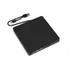 Optisch station IBOX IED03 DVD±RW USB 3.1 Gen1 (USB-C) zwart, tray, 24x CD / 8x DVD