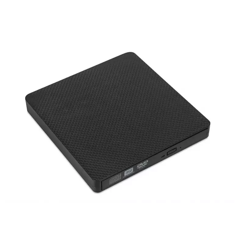 Optisch station IBOX IED03 DVD±RW USB 3.1 Gen1 (USB-C) zwart, tray, 24x CD / 8x DVD