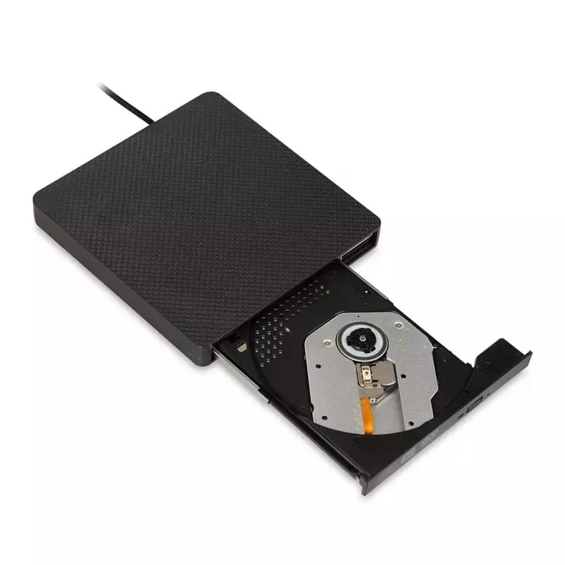 Optisch station IBOX IED03 DVD±RW USB 3.1 Gen1 (USB-C) zwart, tray, 24x CD / 8x DVD
