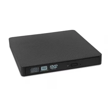 Optisch station IBOX IED03 DVD±RW USB 3.1 Gen1 (USB-C) zwart, tray, 24x CD / 8x DVD