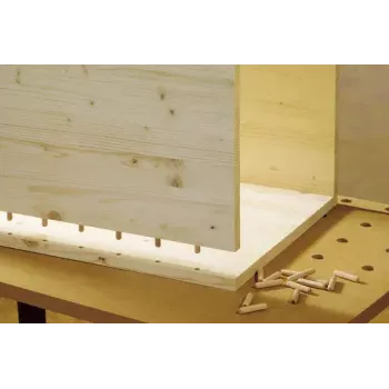 Montagegereedschap Wolfcraft Dübelmeister voor pluggen 6/8/10 mm, plaatdikte 1,2–30 mm, kunststof/staal, zwart