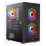 Aerocool PGS Graphite-G-BK-v2 FRGB Midi Tower pc-behuizing, ATX, zwart