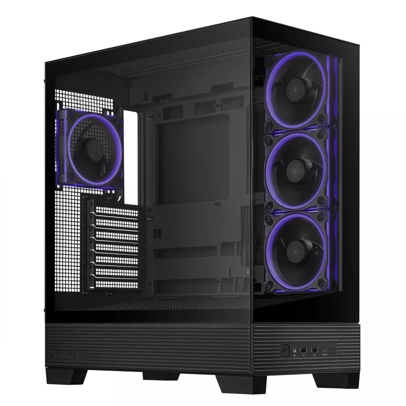 ASUS A31 Plus TG ARGB ZWART midi tower