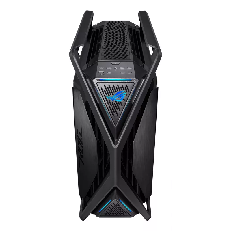 PC-behuizing ASUS ROG Hyperion GR701 BTF Edition tower — zwart, gehard glas, ondersteuning voor E-ATX/ATX/microATX, 46 cm GPU, 420 mm bovenste radiator