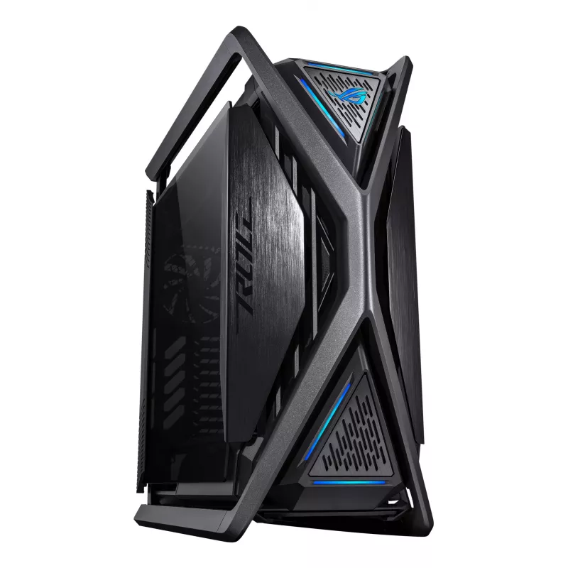 PC-behuizing ASUS ROG Hyperion GR701 BTF Edition tower — zwart, gehard glas, ondersteuning voor E-ATX/ATX/microATX, 46 cm GPU, 420 mm bovenste radiator
