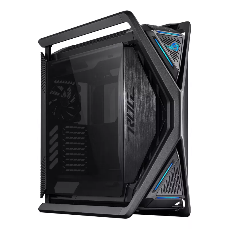 PC-behuizing ASUS ROG Hyperion GR701 BTF Edition tower — zwart, gehard glas, ondersteuning voor E-ATX/ATX/microATX, 46 cm GPU, 420 mm bovenste radiator