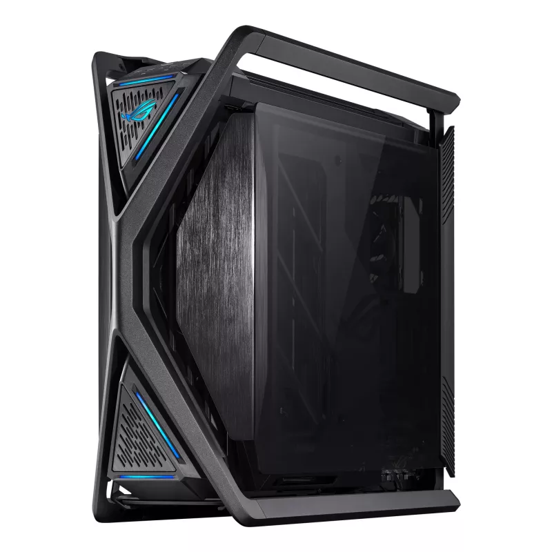 PC-behuizing ASUS ROG Hyperion GR701 BTF Edition tower — zwart, gehard glas, ondersteuning voor E-ATX/ATX/microATX, 46 cm GPU, 420 mm bovenste radiator