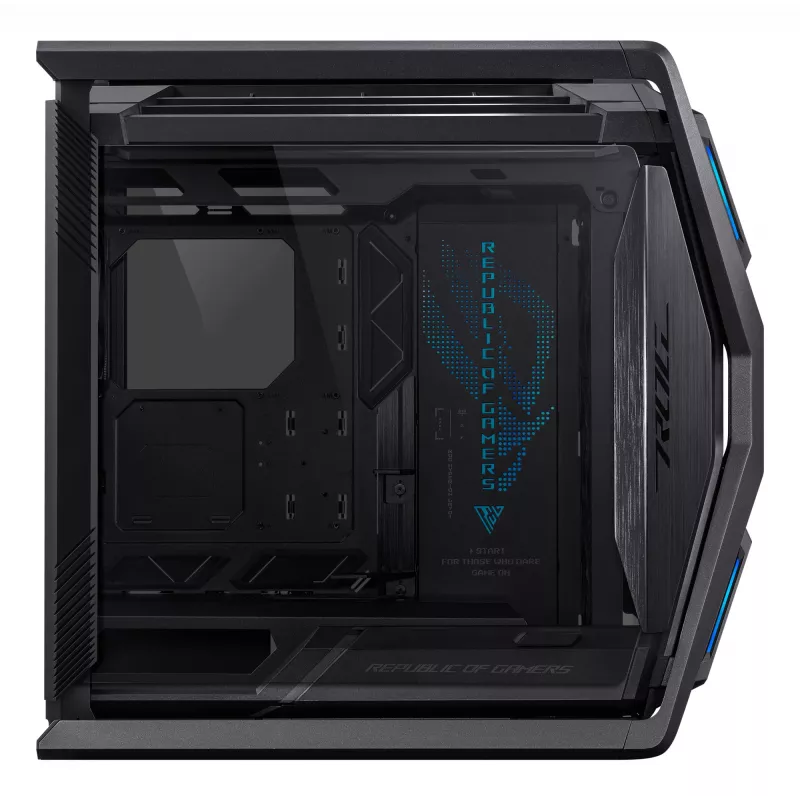 PC-behuizing ASUS ROG Hyperion GR701 BTF Edition tower — zwart, gehard glas, ondersteuning voor E-ATX/ATX/microATX, 46 cm GPU, 420 mm bovenste radiator
