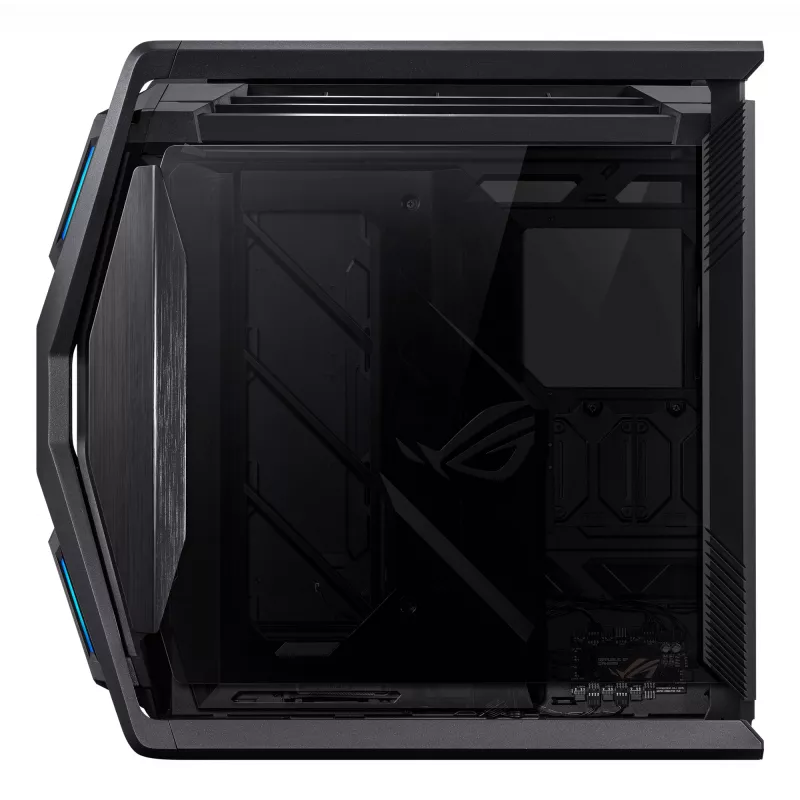PC-behuizing ASUS ROG Hyperion GR701 BTF Edition tower — zwart, gehard glas, ondersteuning voor E-ATX/ATX/microATX, 46 cm GPU, 420 mm bovenste radiator